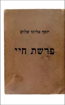 פרשת חיי