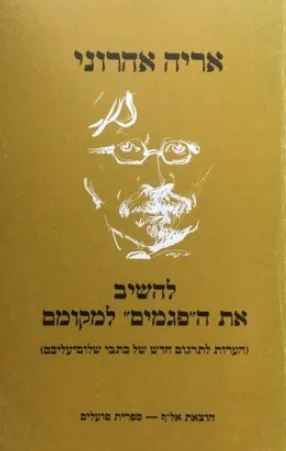 להשיב את הפגמים למקומם : הערות לתרגום חדש של כתבי שלום עליכם