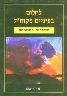 עטיפת הספר לחלום בעיניים פקוחות : משברים במשפחה מאת אדיר כהן
