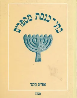 עטיפת הספר בתי-כנסת מספרים מאת אפרים תלמי