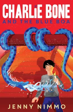 עטיפת הספר Charlie Bone and the Blue Boa מאת Jenny Nimmo