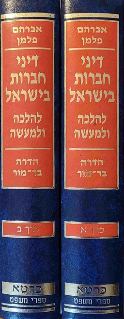 דיני חברות בישראל [2 כרכים]