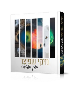 עטיפת הספר בעין העדשה מאת מיקי שפיצר