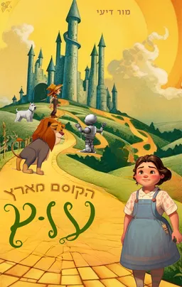 עטיפת הספר הקוסם מארץ עוץ מאת מור דיעי חנני