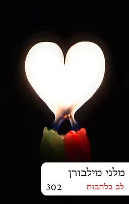 עטיפת הספר לב בלהבות מאת מלני מילבורן