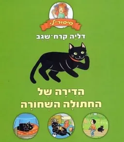 עטיפת הספר הדירה של החתולה השחורה מאת דליה קרח-שגב