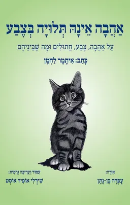עטיפת הספר אהבה אינה תלויה בצבע מאת איתמר לחמן