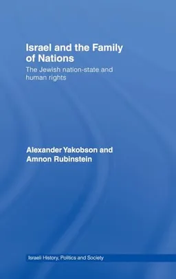 עטיפת Israel and the Family of Nations