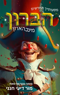 עטיפת הספר מסעותייך החדשים- הברון מינכהאוזן מאת מור דיעי חנני