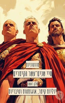 עטיפת הספר חיי שנים־עשר הקיסרים - חלק ראשון מאת סווטוניוס