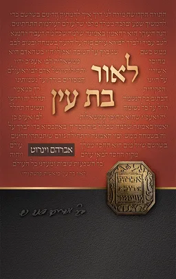 עטיפת הספר לאור בת עין מאת אברהם וינרוט
