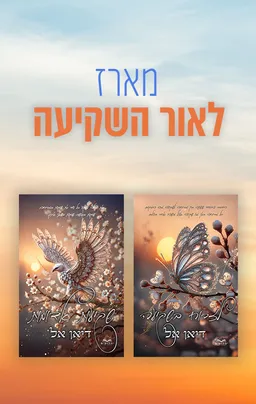 עטיפת לאור השקיעה 1 - לזרוח בשקיעה