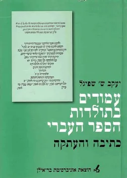 עמודים בתולדות הספר העברי-כתיבה והעתקה