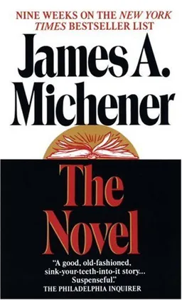 עטיפת הספר The novel מאת James A Michener