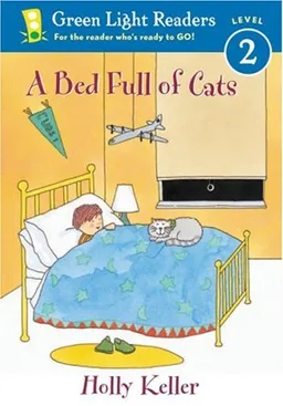 A bed full of cats