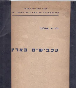 עכבישים בארץ