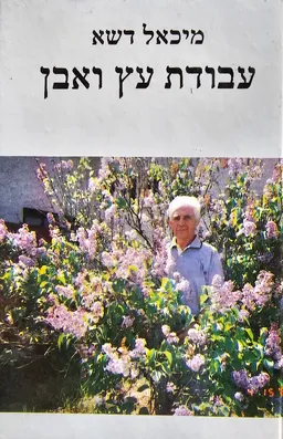 עטיפת הספר עבודת עץ ואבן מאת מיכאל דשא