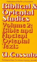 Biblical And Oriental Studies  Vol. Li