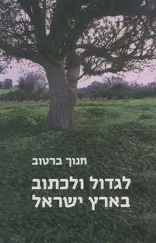 עטיפת לגדול ולכתוב בארץ ישראל