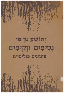 נטיפים וזקיפים : פזמונים פוליטיים