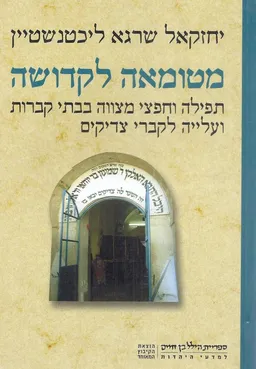 עטיפת הספר מטומאה לקדושה מאת יחזקאל שרגא ליכטנשטיין