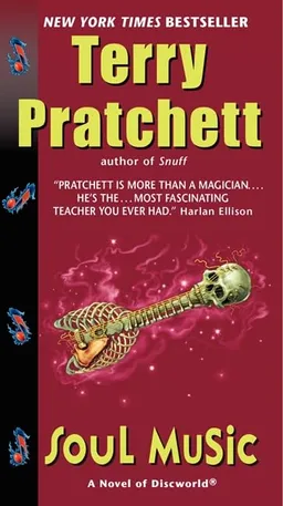 עטיפת הספר Soul music מאת Terry Pratchett
