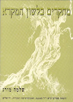 מחקרים בלשון המקרא