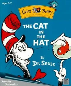 עטיפת הספר The cat in the hat מאת Dr. Seuss