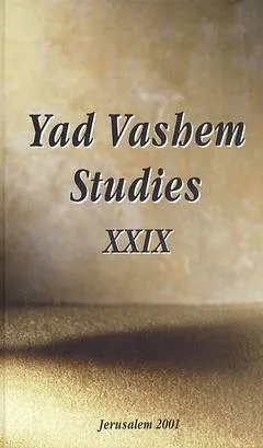 עטיפת הספר Yad vashem studies xxix מאת David Silberklang