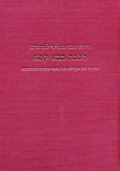פירוש מבני: מסכת בבא קמא