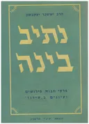 נתיב בינה : פרקי מבוא, פירושים ועיונים ב"סידור" [כרך א']