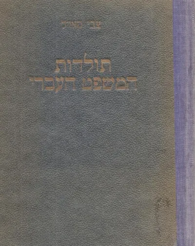 תולדות המשפט העברי