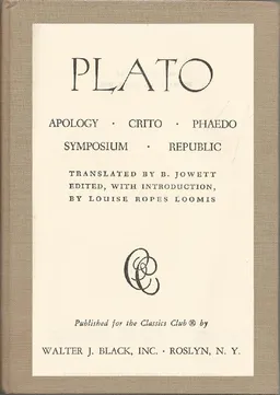 עטיפת הספר Dialogues of plato : apology. crito. phaedo. symposium. republic מאת Plato