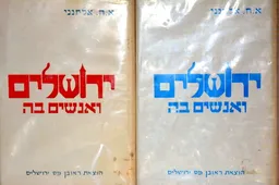 ירושלים ואנשים בה - כרכים א-ב