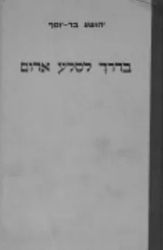 עטיפת הספר בדרך לסלע אדום מאת יהושע בר-יוסף