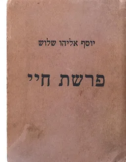 פרשת חיי 1930 - 1870