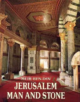 עטיפת הספר Jerusalem man and stone מאת Ben Dov