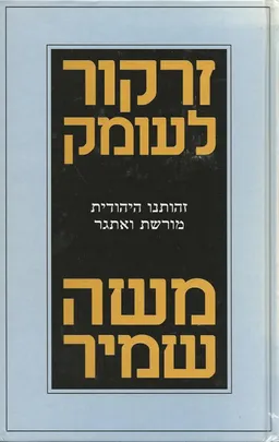 עטיפת הספר זרקור לעומק מאת משה שמיר