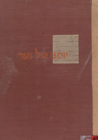יומנו של נער : רשימות-יומן ומכתבים של נער ישראלי (בן י"ג-י"ח)