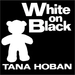 White on black