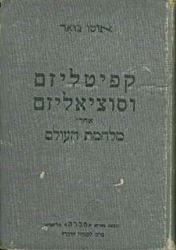 קפיטליזם וסוציאליזם אחרי מלחמת העולם