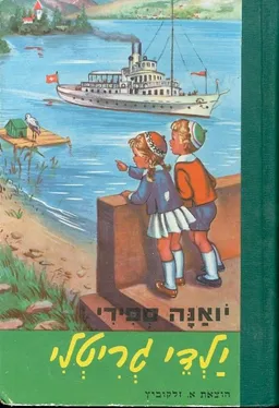 עטיפת הספר ילדי גריטלי מאת יוהנה ספירי