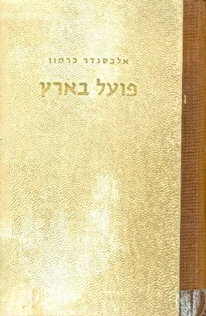 פועל בארץ : רומן מימי העליה השניה