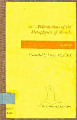 foundations of the metaphysics of morals
