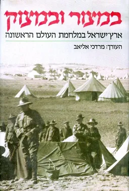 עטיפת הספר במצור ובמצוק מאת מרדכי אליאב