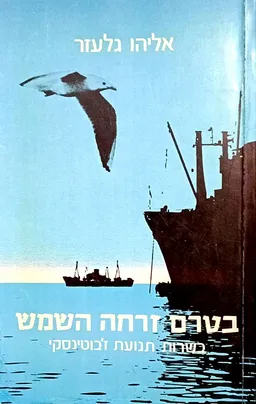עטיפת הספר בטרם זרחה השמש מאת אליהו גלעזר