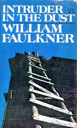 עטיפת הספר intruder in the dust מאת william faulkner