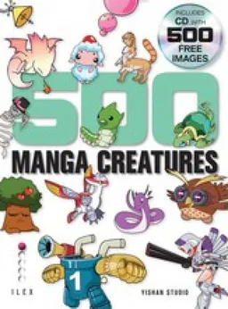 עטיפת הספר 500 Manga creatures מאת 