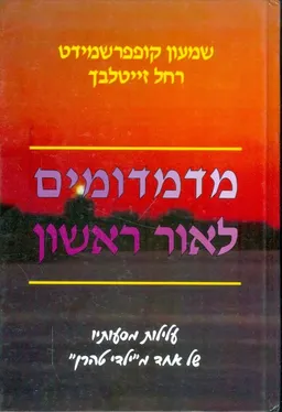 עטיפת הספר מדמדומים לאור ראשון מאת שמעון קופפרשמידט
