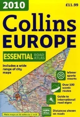 2010 Collins Road Atlas Europe (International Road Atlases)